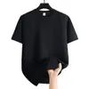 Comercio Exterior Transfronterizo Diario Casual Color Sólido Cuello Redondo Casual Nuevo Estilo Camiseta de Hombre Verano Deportes al Aire Libre Camiseta de Manga Corta para Hombre