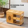 Nueva Mesa de Té China Pequeña para Apartamento Hogar Móvil Giratoria Telescópica Mesa de Té Pequeña Mesa de Té Integrada para Hervir Agua y Preparar Té Gabinete de Té