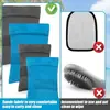 Bolsa de Arena para Playa Vacaciones en la Playa Camping Guantes para Quitar Arena para Bolsa de Arena de Playa Bolsa de Polvo Cepillo para Quitar Arena