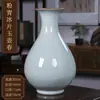 Vaso de Cerámica con Esmalte Agrietado Hielo de Color Sólido Cerámica Antigua China de Jingdezhen Jarrón Pequeño Jarrón para Arreglo Floral Decoración para el Hogar Nuevo