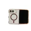 Adecuado para iPhone 18 DUO, funda plegable de alta transparencia para teléfono, cubierta abatible magnética 2 en 1 de acrílico para Apple