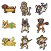 Parches Bordados de Cachorros Multivariedad Originales, Parches Termoadhesivos Sin Coser, 9 Diseños Lindos con Temática de Mascotas para Ropa y Mochilas