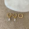 Amor Gotas de Agua Zircón Hebilla de Oreja Juego de Tres Piezas para Mujer Pequeños y Exquisitos Simples Moda Elegantes Pendientes Versátiles Pendientes