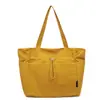 Bolso de Hombro Casual Simple de Color Sólido Gran Capacidad Ligero Artístico Versátil Bolso de Mano Ambiente Bolso Tote de Moda para Mujer