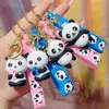 Chaveiro Panda Tesouro Nacional Desenho Animado Urso Bambu Pingente de Chave Pingente de Bolsa Infantil Barraca de Rua Presente de Formatura