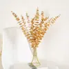Rama Individual Artificial de Eucalipto de Amazon 38cm Cadena de Planta de Dinero para Boda y Decoración del Hogar Plantas Acuáticas Artificiales