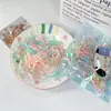 Gomas de Pelo de Goma Gruesas de Colores Coreanas Empacadas al por Mayor Alta Elasticidad No Daña el Cabello Bebé Desechables para Niños y Niñas