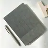 Set de regalo de cuaderno de rayas verticales de negocios y taza térmica con logotipo personalizado, regalo corporativo, recuerdo y artículo conmemorativo