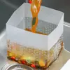 Saco Coador Drenante para Cozinha Restos de Comida Saco de Lixo Saco Plástico Saco Drenante Separação de Folhas de Chá Saco de Filtração Único