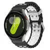 Adequado para Pulseiras Samsung Watch7 Estilo Marinho Duas Cores, Feito de Material de Silicone Amigo da Pele, Compatível com Modelos Esportivos Watch6/5