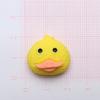 Simulación caricatura animal de peluche pato amarillo zorro accesorios de resina diy pegamento de crema funda para teléfono accesorios para el cabello parche