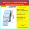Papel térmico de três provas 100x150 papel de etiqueta térmica 100 * 100 papel de impressão papel de código de barras adesivo adesivo de etiqueta