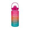 Vaso de agua de gran capacidad unisex vaso con boquilla botella de agua para exteriores botella de agua deportiva vaso de plástico resistente a altas temperaturas juego de tres piezas