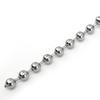 Venta al por mayor Nueva Cadena de Bolas de Acero Inoxidable para Hombres y Mujeres con Etiqueta de Cadena de Bolas Onduladas Cadena de Llavero Cadena de Embalaje Cadena Colgante DIY