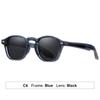 Gafas de Sol Polarizadas Tipo Pin de Nuevo Estilo 2026, Gafas de Sol de Gama Alta, Monturas Cuadradas y Redondas Retro Transfronterizas Europeas y Americanas, Protección UV