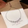 Pulsera Exquisita de Circonita Cúbica Oval Brillante y Deslumbrante, Pulsera Fresca y Dulce con un Toque de Lujo Ligero y Sensación de Alta Gama para Mujeres