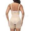 Comércio Exterior plus size Calça Modeladora de Barriga de Cintura Alta com Fivela Efeito Forte Modeladora de Barriga Modeladora Sexy Abertura na Virilha Macacão