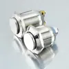 Loniu 19mm Sin Luz Cabeza Alta Tornillo de Bloqueo Automático Pie Botón Pulsador Metálico 12/16/19/22mm
