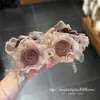 Encaje Francés Seleccionado Cuidadosamente Rosa Intestino Delgado Goma para el Cabello Suave Goma para Moño Exquisita Versátil Goma Elástica Accesorios para el Cabello