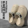 Zuecos de conducir para hombre, nuevo estilo verano 2026, suela gruesa con textura 3D, antideslizantes, resistentes al desgaste, sandalias casuales de playa para uso en exteriores