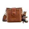 Bolso de hombro de verano nuevo y moderno para mujer, bolso cruzado, bolso tipo cubo versátil y a la moda, bolso de mano para dama, bolso de mano para mujer
