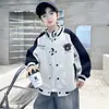 Chaqueta de béisbol deportiva para niños de primavera y otoño, nuevo estilo 2026, prenda exterior moderna y elegante para niños mayores
