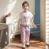 Roupas Infantis da Moda 2026, Conjunto de Verão Super Estiloso para Bebês Meninas, Conjunto de Duas Peças da Moda para Meninas