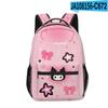 Mochila Escolar Animada de Dibujos Animados 3D Nueva Estampada Alrededor de Sanrio Kuromi Kuromi Alrededor de Estudiantes de Primaria