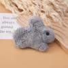 Nova malha Big Jade Rabbit boneca de algodão DIY chaveiro pingente acessórios broche de pelúcia material