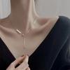 Collar de corazón brillante de doble capa para mujer, diseño elegante y sofisticado, cadena de clavícula elegante y versátil.