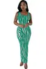 3146 Vestido Chaleco Elegante Largo con Estampado de Zebra para Mujer Transfronterizo Europeo y Americano Amazon