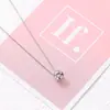 Moderna Cadena de Plata con Zirconia de Diamante Individual para Mujer, Nueva Cadena de Clavícula Minimalista de Moda, Cadena para el Cuello Versátil de Nicho de Lujo Ligero