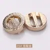 Barra Horizontal Média Superfície Áspera Dois Furos Botões de Metal Botões de Camisa Botões de Tricô Jinda Acessórios de Vestuário