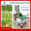 Cortador de vegetais multifuncional para escola de cantina, cortador de vegetais pré-fabricado comercial, máquina de trituração de repolho e colza