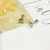 Color acero plata Serie Acero titanio material incoloro superventas nuevo superventas aretes de tornillo tachuelas para cartílago