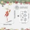 Adesivos de parede divertidos para animais de estimação com pernas longas e tema de Natal para quartos e salas de estar, Decorações de janela de Natal, Autoadesivos, Adesivos de vidro à prova d'água