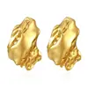 Tendencias de Moda Europeas y Americanas 2026 Acero Inoxidable Varios Pendientes Prensados en Aceite Varios Tipos de Pendientes Chapados en Oro de 18K Venta al por Mayor