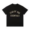 Essentials Hhh Marca Tendência Estilo Americano Verão Estampa de Letra Solta Casual Manga Curta Camiseta para Homens e Mulheres Ins