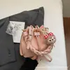 2026 Nuevo Bolso de Hombro de Bloques de Color de Moda Estilo Coreano, Bolso Cruzado Casual Elegante para Mujer, Bolso Cubo Vintage para Viajar
