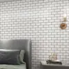 Pegatinas de Pared con Patrón de Cuadros Ixpe Espuma Engrosada Autoadhesivas Impermeables y a Prueba de Aceite Lámina Decorativa Pegatinas de Pared Artículos al por Mayor