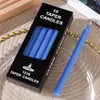 10 Velas Embaladas, Cera Colorida de Pavio Longo, Velas de Iluminação Doméstica, Cera Cilíndrica, Casamento Romântico, Multi-Colorido Opcional Atacado