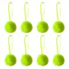 Decoraciones de Peluche Navideñas Nuevas Transfronterizas Adornos de Bola de Felpa para Hacer Tú Mismo Decoraciones para Árbol de Navidad Bolas de Pelo de Conejo Rex Imitación