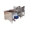Máquina Lavadora Automática de Burbujas para Frutas y Verduras, Equipo de Lavado de Manzanas con Chorro de Alta Presión, Lavadora Continua Grande para Verduras de Hoja