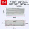 Grupo de Tela de Filtro de Ventilação para Ventilador ZL-803/804/805/806 Filtro de Grade para Ventilador de Gabinete Tela à Prova de Poeira