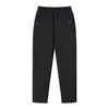 Pantalones de talla grande para mujeres de mediana edad y mayores, pantalones rectos gruesos con forro polar, pantalones para madre y abuela de 60 años, cintura elástica, ropa exterior casual, pantalones gruesos