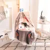 Manta de Lana de Cordero para Niños, Manta Gruesa de Doble Capa para Siesta en Sofá, Manta Cubierta de Franela y Vellón de Coral para Estudiantes de Jardín de Infancia y Escuela Primaria