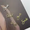 Acessórios Simples de Liga de Alfabeto Inglês Temperamento Ins Celebridade da Internet Presilha Roupas Capa de Celular Acessórios Joias de Diamante