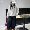 Conjunto de Otoño para Niña: Conjunto de Camisa Polo y Sudadera 2026 Estilo Nuevo para Niños Mayores, Top con Cordón de Lunares y Pantalones Casuales Conjunto de Dos Piezas