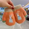 Gran Venta Guantes para Bebé Invierno Niños 1 Año 2-3 Años Cálidos A prueba de Viento Lindos Guantes de Cinco Dedos para Bebés y Niños Pequeños