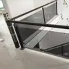 Grades de Proteção Personalizadas para Colunas de Slots de Cartão, Colunas de Liga de Alumínio, Vidro para Varanda de Escada, Colunas de Corrimão de Escada para Decoração de Casa Atacado